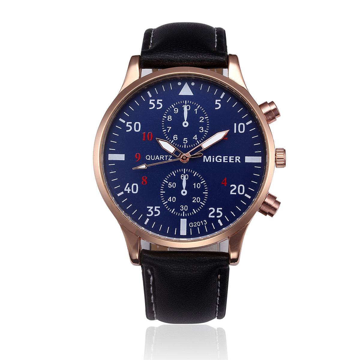 Montre Homme ELBÉ Urban – Design Vintage Quartz avec Bracelet Similicuir – vue 11