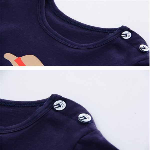 Ensemble bébé avec t-shirt motif dessin animé – vue 2