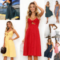 Robe longue dos nu sans manches pour femme – vue 1