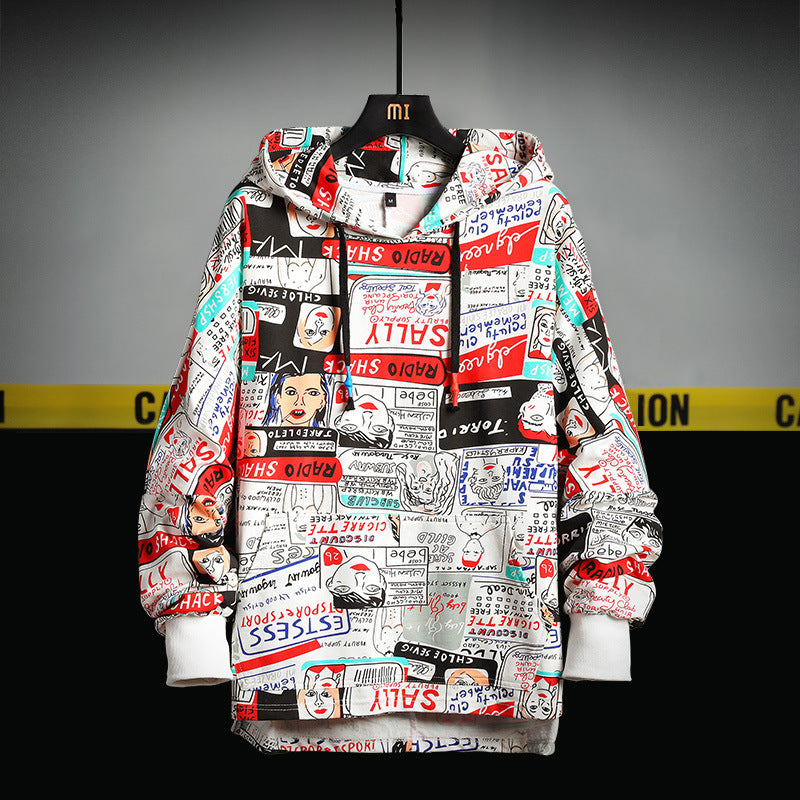 Hoodie Homme ELBÉ Urban – Sweat Oversize Street Art Premium – vue 5
