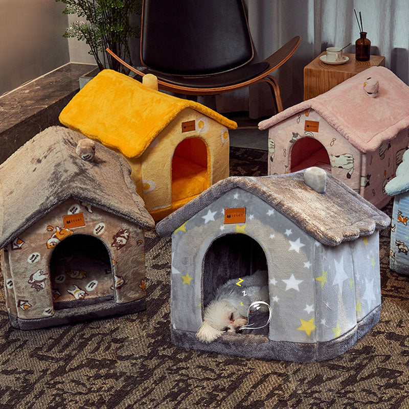 Maison pliable pour chien et couchage pour chat – vue 1