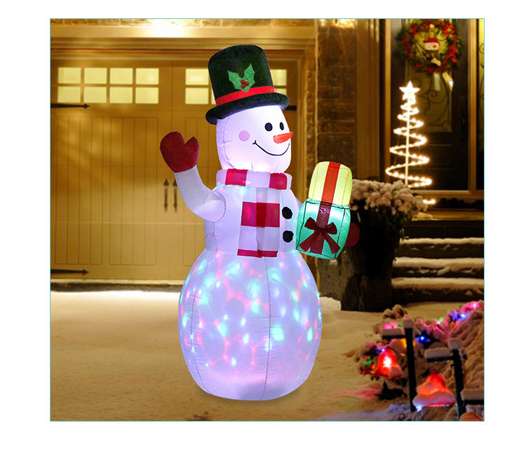 ELBÉ HOME™ – Décoration de Noël Gonflable Père Noël – vue 3