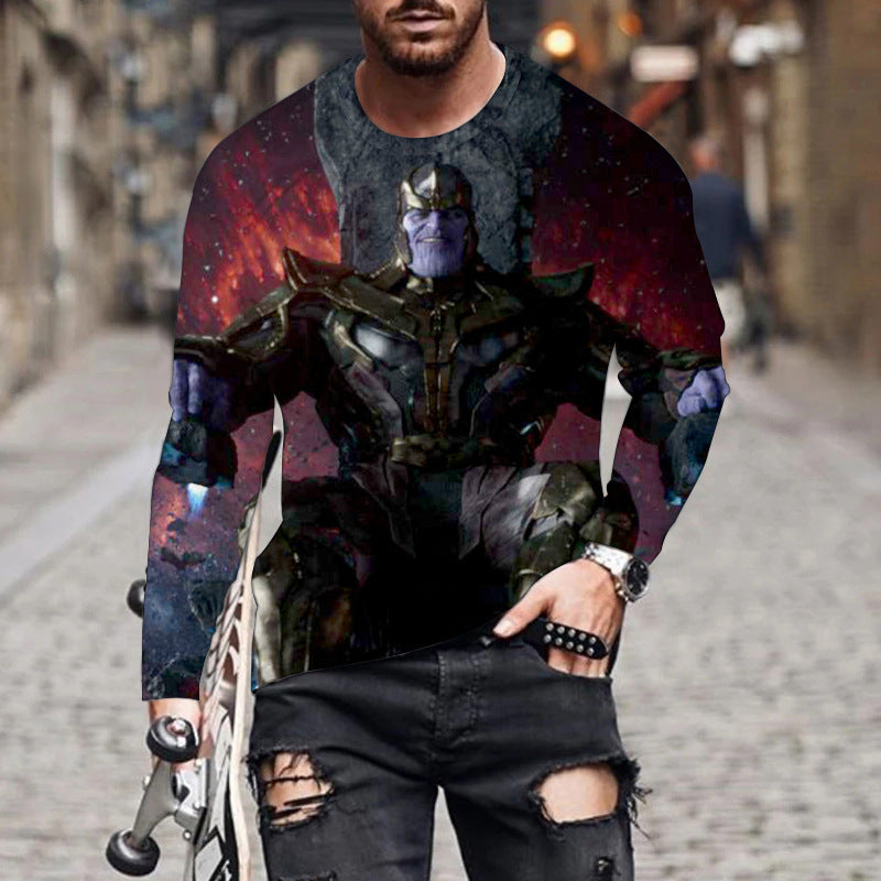 ELBÉ URBAN™ – Sweatshirt Homme Imprimé Manches Longues – vue 9