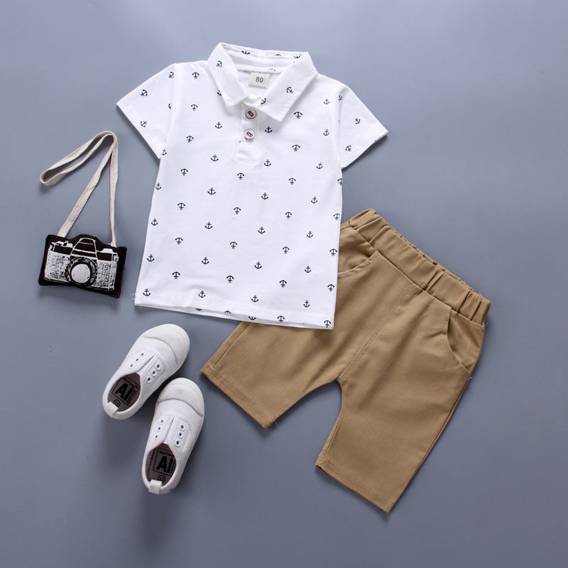 ELBÉ KIDS™ – Ensemble Garçon Polo & Short – vue 9