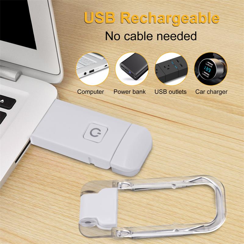 Lampe de lecture LED rechargeable USB – vue 8