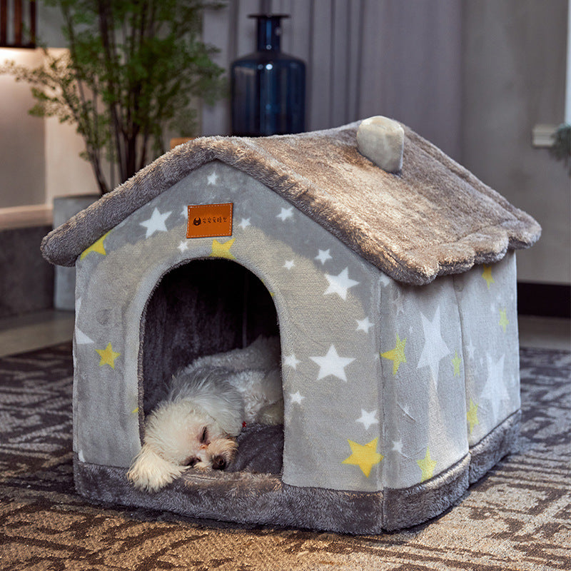 Maison pliable pour chien et couchage pour chat – vue 3