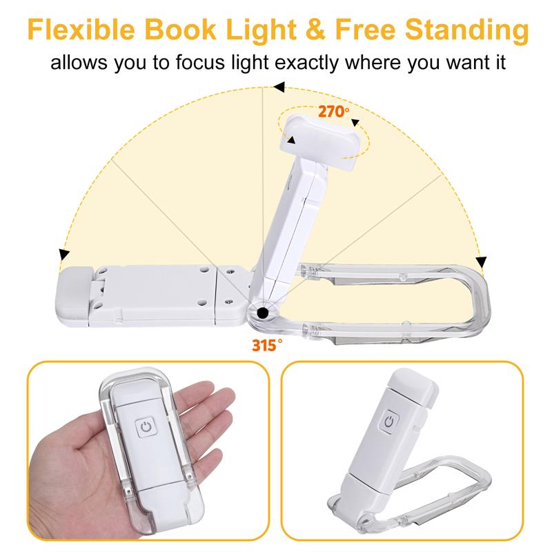 Lampe de lecture LED rechargeable USB – vue 5