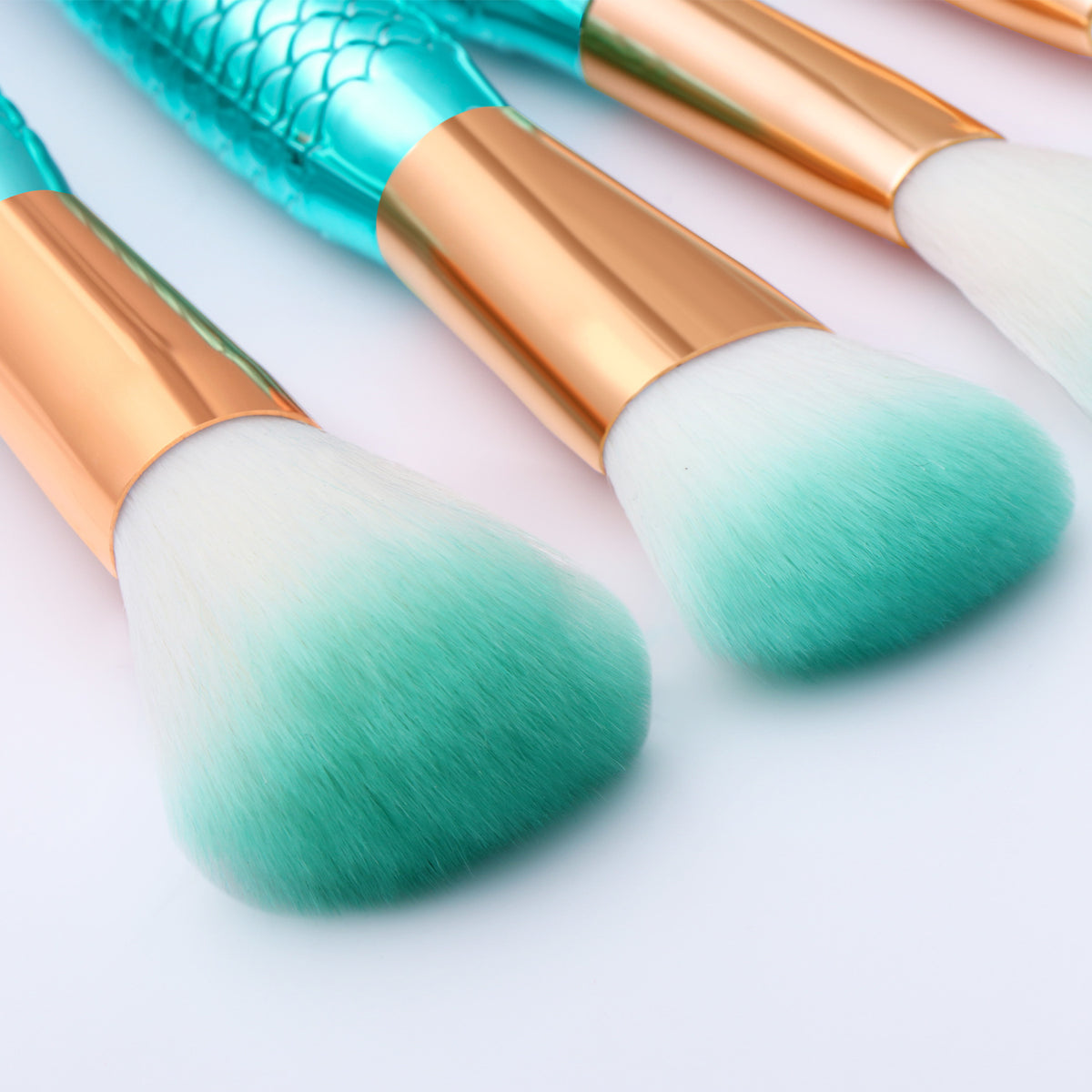 Set de 11 pinceaux de maquillage sirène – vue 2