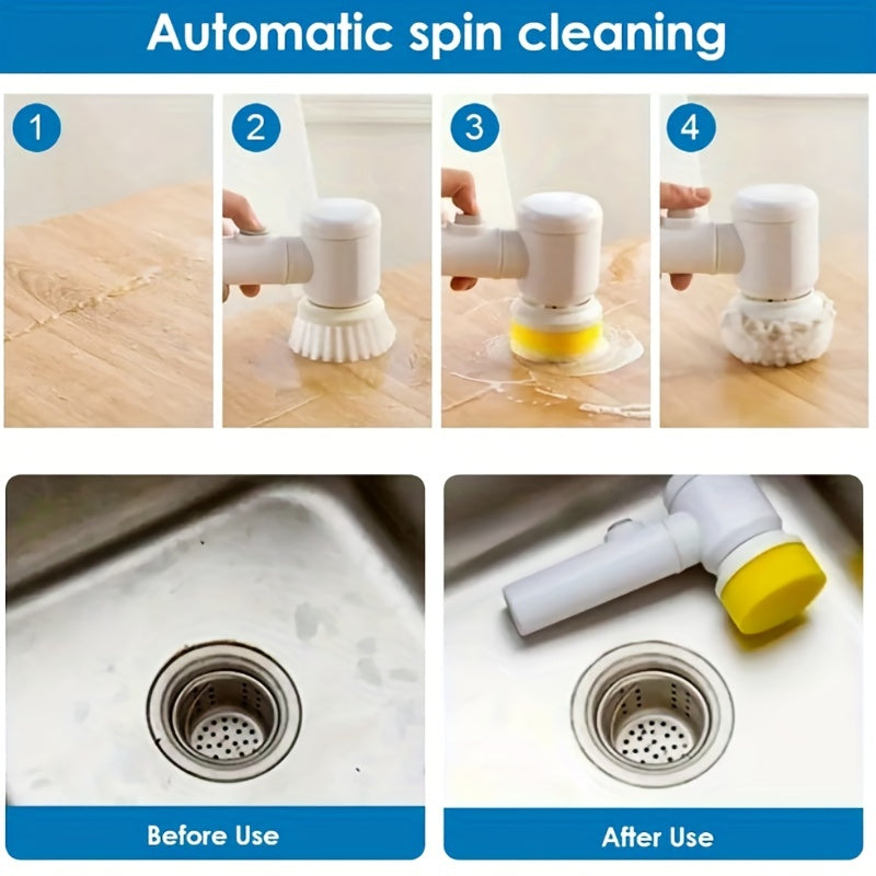 ELBÉ CLEAN™ – Brosse de Nettoyage Électrique Multi-Surfaces – vue 3