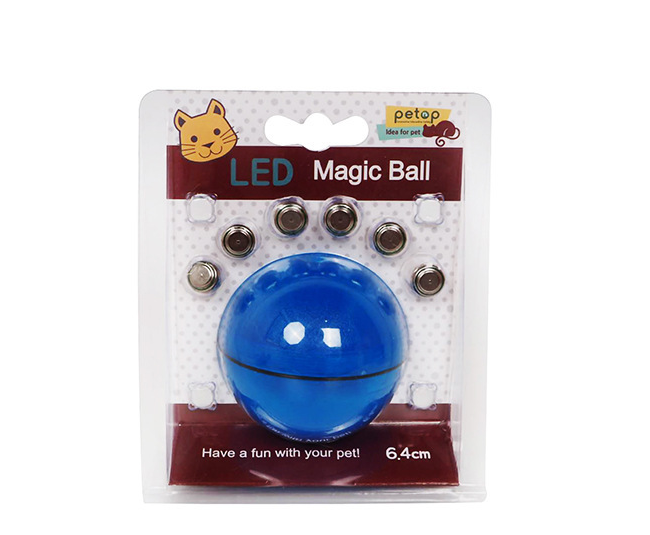 Balle interactive LED pour chat – vue 2