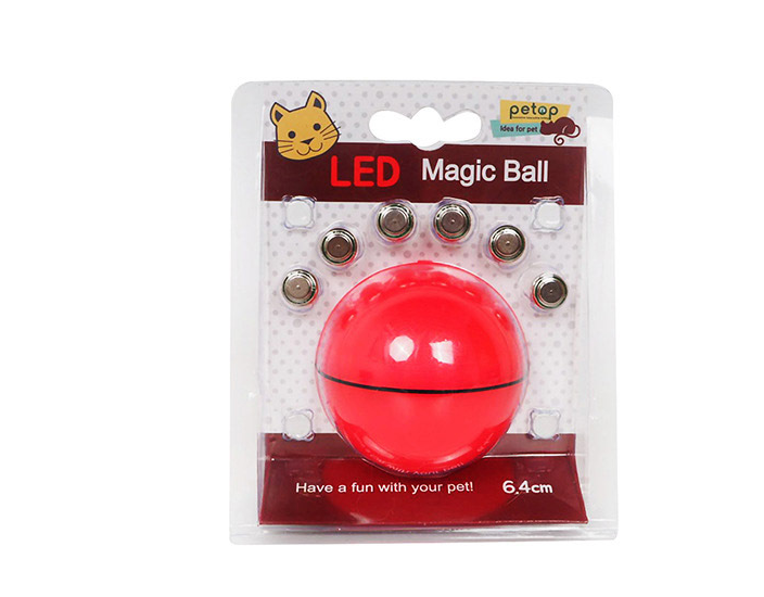 Balle interactive LED pour chat – vue 3