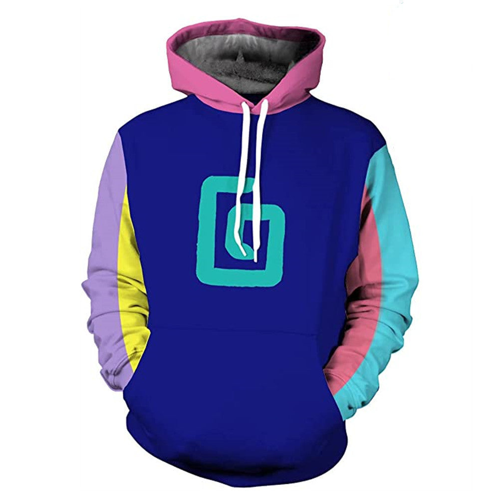 Hoodie Homme ELBÉ Urban – Sweat à Capuche Bicolore Premium – vue 2