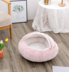 Couchage peluche 2-en-1 pour chien et chat – vue 3