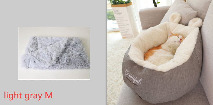 Couchage douillet pour chien en coton – vue 2