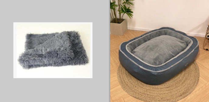 Couchage douillet pour chien en coton – vue 3
