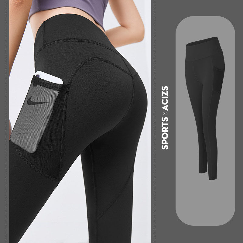 Pantalon de yoga femme avec poche – vue 4