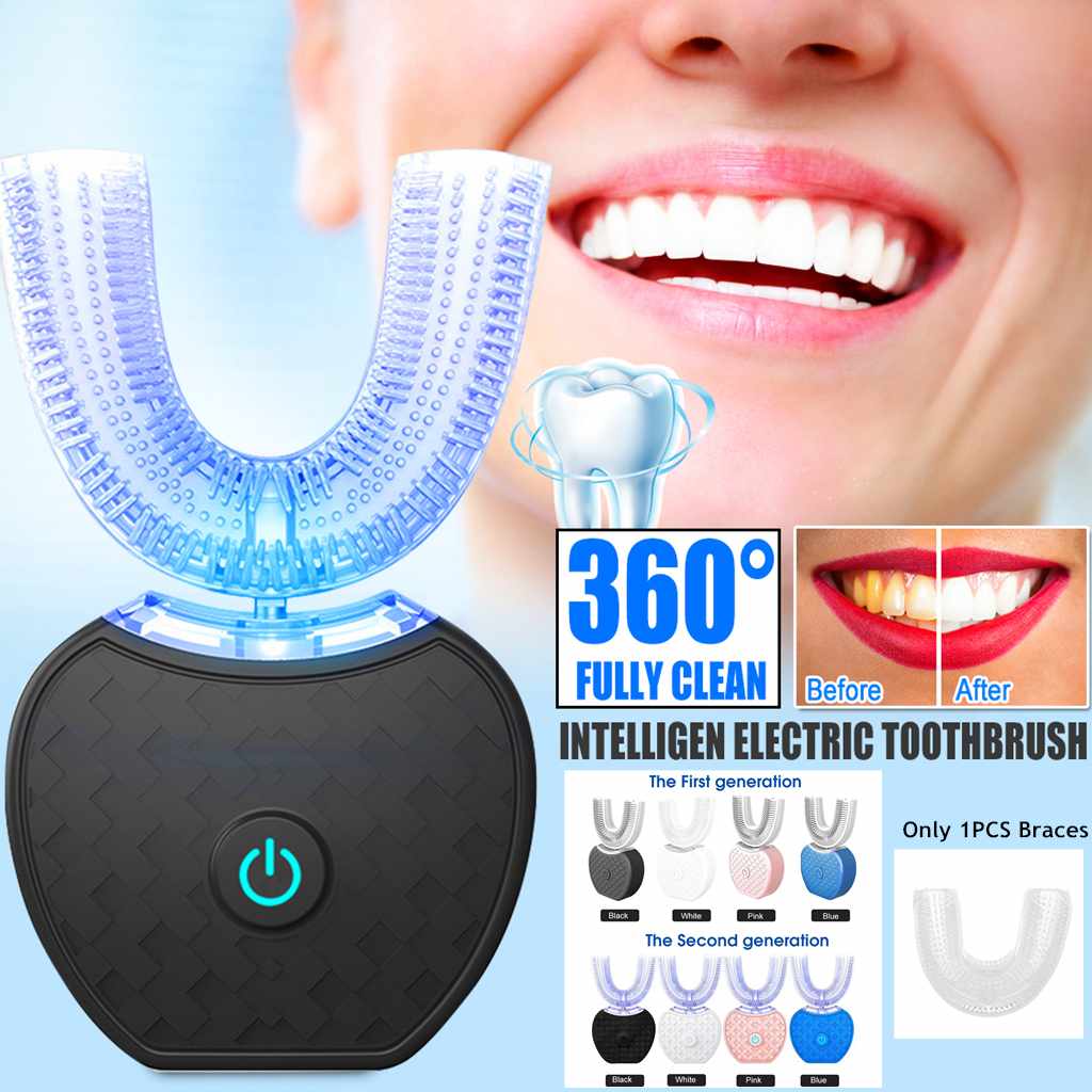 Brosse à dents électrique automatique en U – vue 1