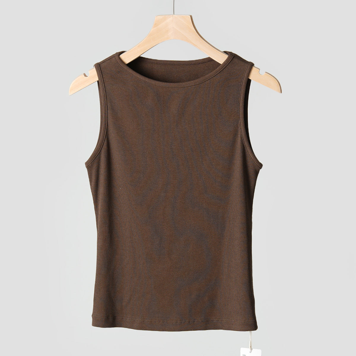 Débardeur Femme ELBÉ Urban – Maille Côtelée Premium Sans Manches – vue 4