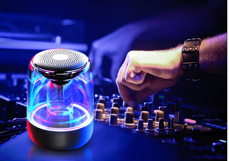 Enceinte Bluetooth portable avec éclairage LED