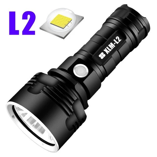 Lampe torche LED rechargeable longue portée – vue 2