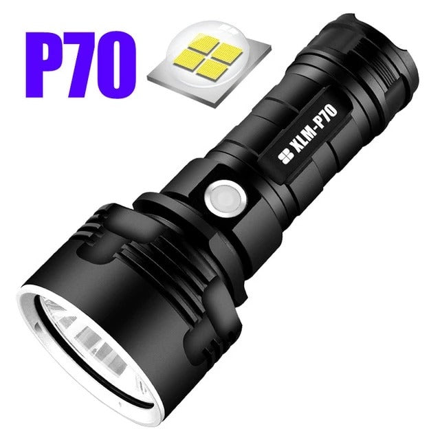 Lampe torche LED rechargeable longue portée – vue 3